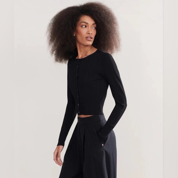 NEW: Jenni Kayne Ribbed Finley Cardigan - US M - Picture 3 of 7